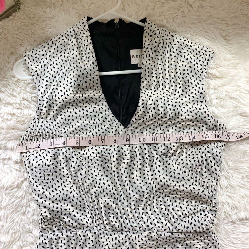 Reiss Jeannette Speckled Jacquard Romper Playsuit sz 4 SM - Picture 9 of 16